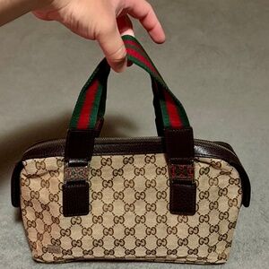 Gucci Sherry GG Canvas hand bag